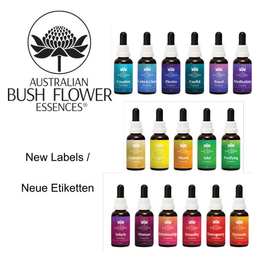 Kombinationen Set der Australian Bush Flower Essences Australische Buschblüten